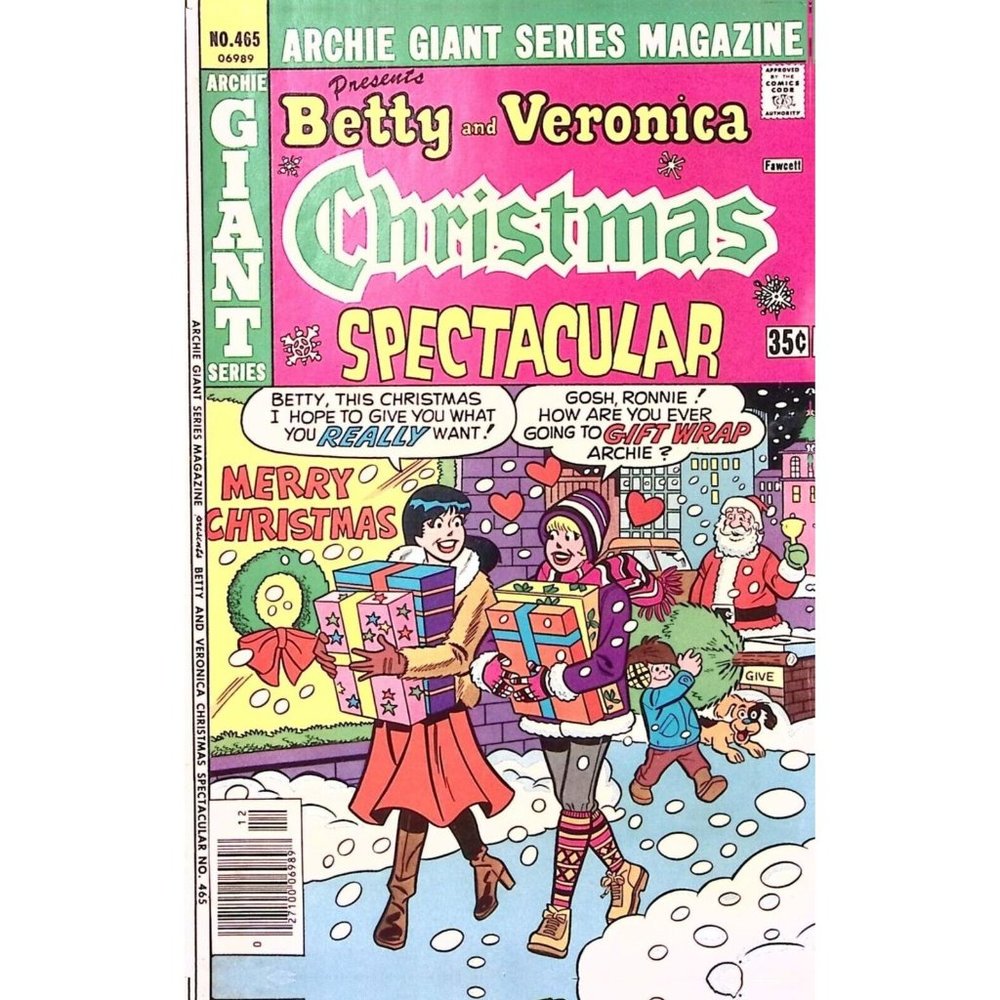 1977 ARCHIE GIANT SERIES MAGAZINE #465 CHRISTMAS SPECTACULAR Z2360